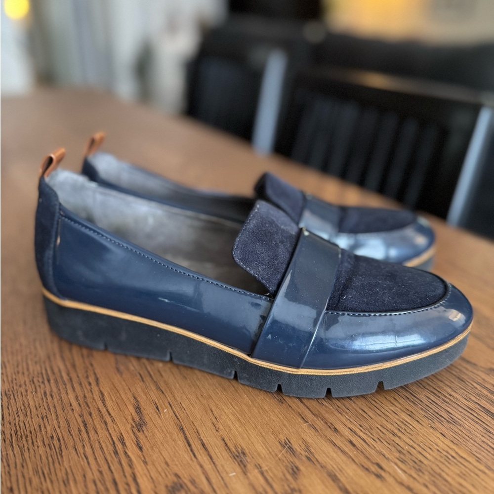 Dr. Scholl's Navy Blue Loafers - Picture 2 of 5